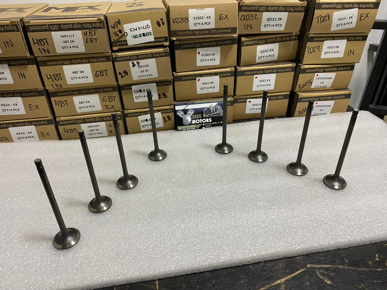 JUEGO DE VÁLVULA DAEWOO TICO / MATIZ / SPARK F8 / B10S